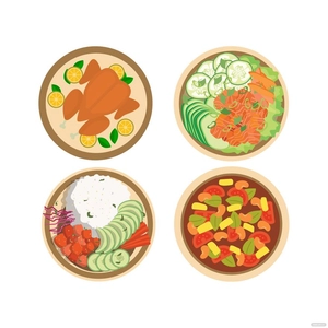 Creative Food Vector