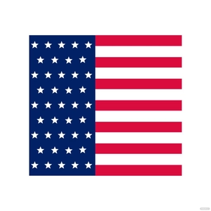 American Flag Stripe Vector