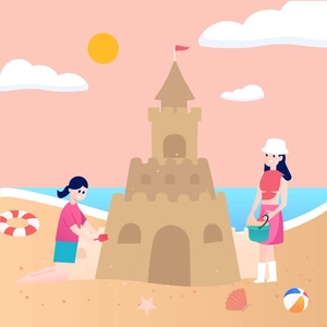 Cartoon Castle Illustration