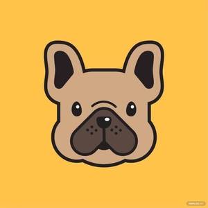 Bulldog Head Vector