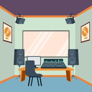 Music Studio Vector