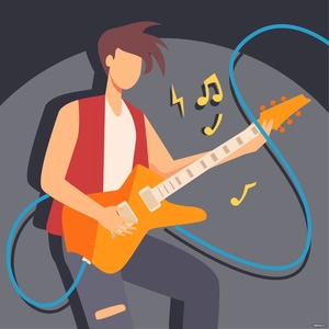 Rock Music Vector