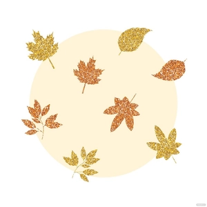 Glitter Fall Vector