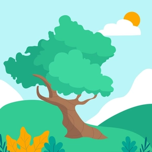 Cartoon Tree Illustration