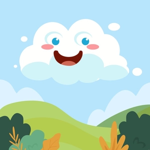 Cloud Cartoon Illustration