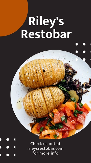 Free Food Instagram Story Ad Template to Edit Online