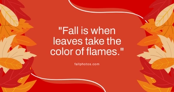 Free Fall Leaves Facebook Post Template to Edit Online