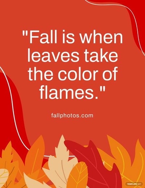 Fall Leaves Flyer Template