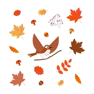 Cute Fall Vector