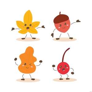 Cartoon Fall Vector