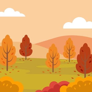 Fall Scenery Vector