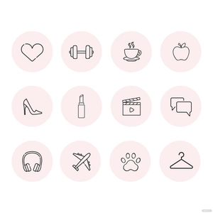 Instagram Highlight Icon Vector