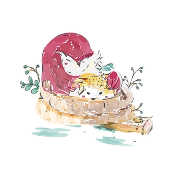 Free Family Watercolor Cliparts Template to Edit Online