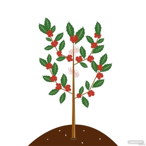 Coffee Tree Vector