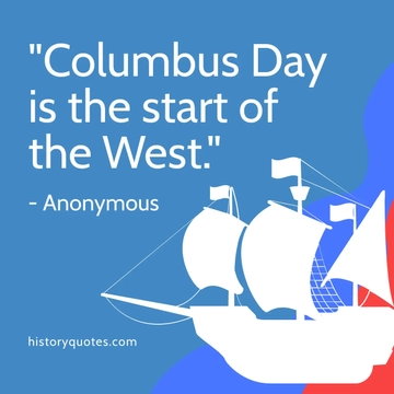 Free Columbus Day Quote Instagram Post Template to Edit Online