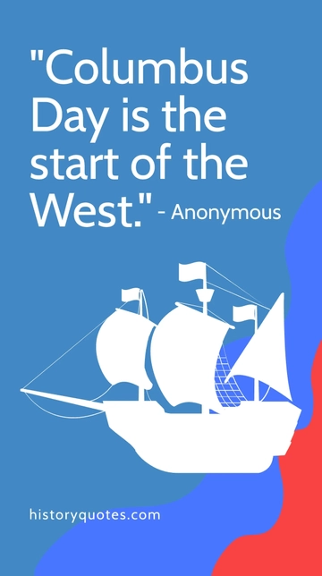 Free Columbus Day Quote Instagram Story Template to Edit Online