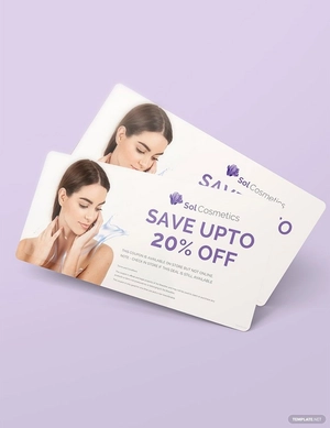 Beauty Gift Voucher Template