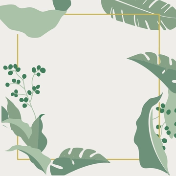 Free Plant Border Clipart Template to Edit Online