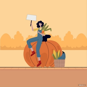 Autumn Character Vector