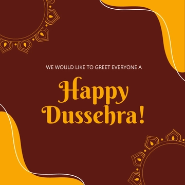 Free Happy Dussehra Instagram Post Template to Edit Online Free Happy Dussehra Instagram Post Template to Edit Online