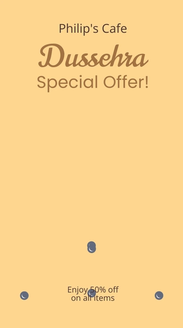 Free Dussehra Offer Snapchat Geofilter Template to Edit Online