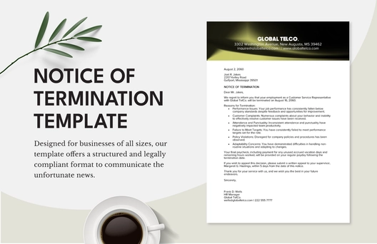 Notice of Termination Template
