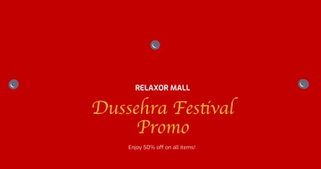 Free Dussehra Sale Facebook Post Template to Edit Online