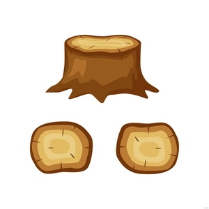Tree Stump Vector
