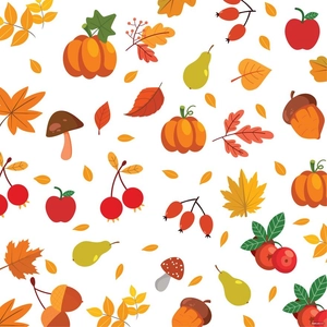 Fall/Autumn Fruit Vector