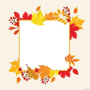 EDITABFree Fall Border Vector
