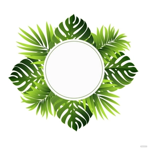 Plant Frame Vector