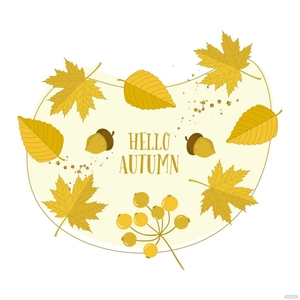 Gold Autumn Vector
