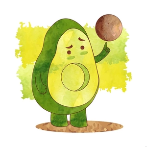 Watercolor Cartoon Illustration