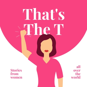 Free Women Stories Podcast Cover Template to Edit Online