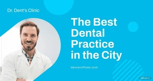 Free Dental Practice Facebook Post Template to Edit Online