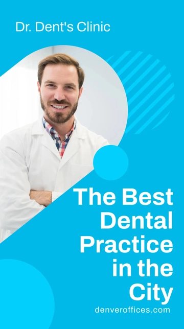 Free Dental Practice Instagram Story Template to Edit Online