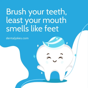 Free Funny Dental Instagram Post Template to Edit Online
