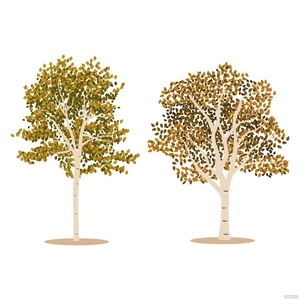 Aspen Tree Vector