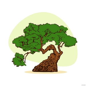 Bonsai Tree Vector