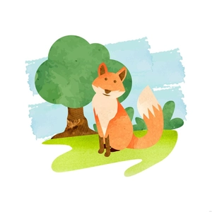 Watercolor Animal Illustration