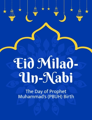 Eid Milad-Un-Nabi Flyer Template