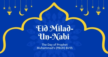 Free Eid Milad-Un-Nabi Facebook Post Template to Edit Online