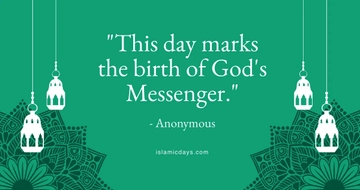 Free Milad-Un-Nabi Quote Facebook Post Template to Edit Online