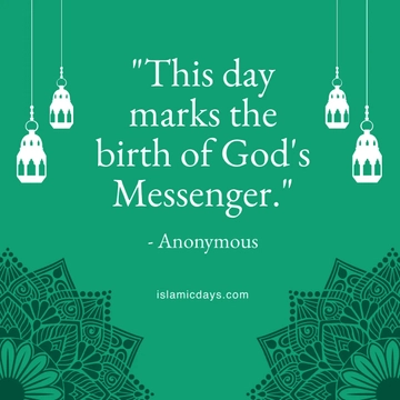 Free Milad-Un-Nabi Quote Instagram Post Template to Edit Online