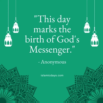 Free Milad-Un-Nabi Quote Linkedin Post Template to Edit Online
