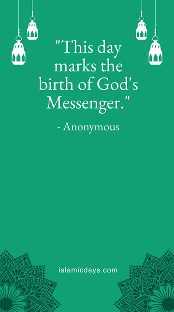 Free Milad-Un-Nabi Quote Snapchat Geofilter Template to Edit Online