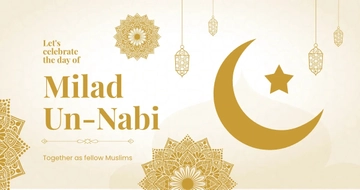 Free Milad-un-nabi Celebration Facebook Post Template to Edit Online