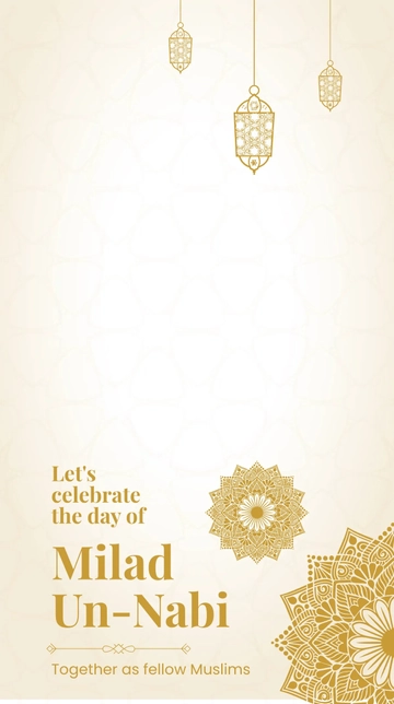 Free Milad-un-nabi Celebration Snapchat Geofilter Template to Edit Online