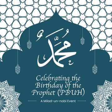 Free Milad-un-nabi Event Instagram Post Template to Edit Online