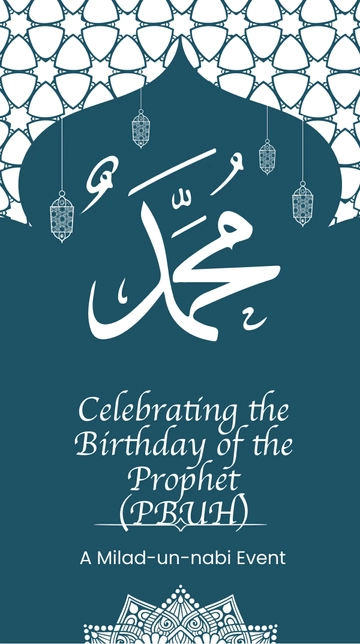 Free Milad-un-nabi Event Instagram Story Template to Edit Online